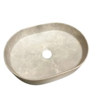 Раковина для ванной VBI VERONA 50 51x38 см керамика бежевый камень матовый VBI-011325