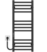 Электрический полотенцесушитель Deffi Lima П12 300х800 левое подключение JD04 черный A.LI.80.30.12.E.B.L.2