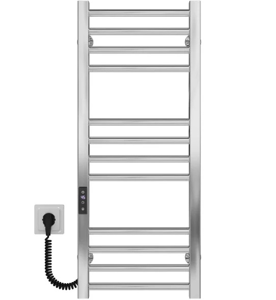 Электрический полотенцесушитель Deffi Lima П12 400х800 левое подключение JD04 хром A.LI.80.40.12.E.C.L.2