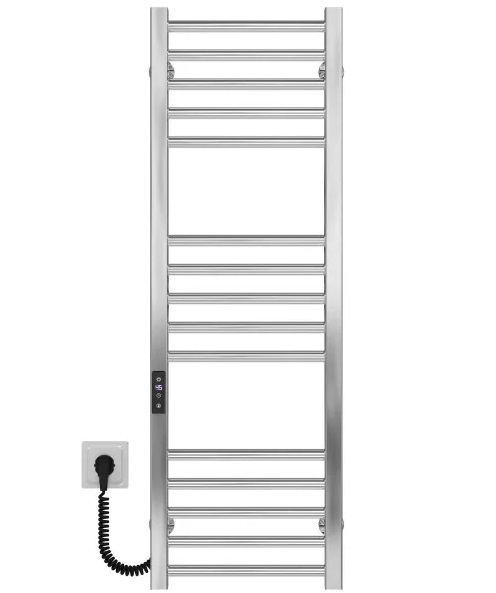 Электрический полотенцесушитель Deffi Lima П15 400х1000 левое подключение JD04 хром A.LI.100.40.15.E.C.L.2