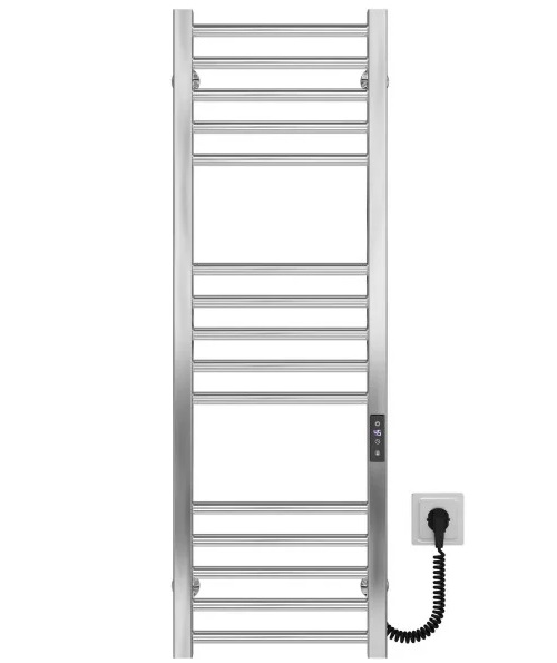 Электрический полотенцесушитель Deffi Lima П15 400х1000 правое подключение JD04 хром A.LI.100.40.15.E.C.R.2