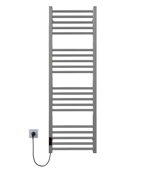 Электрический полотенцесушитель Deffi Lima П20 400х1300 левое подключение JD04 хром A.LI.130.40.20.E.C.L.2