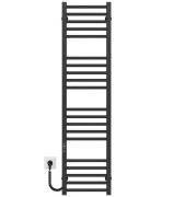 Электрический полотенцесушитель Deffi Lima П20 400х1300 левое подключение JD04 черный A.LI.130.40.20.E.B.L.2