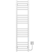 Электрический полотенцесушитель Deffi Lima П20 400х1300 правое подключение WD04 белый A.LI.130.40.20.E.W.R.4