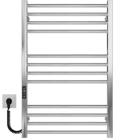 Електрична сушарка для рушників Deffi Lima П12 500х800 ліве підключення JD04 хром A.LI.80.50.12.E.C.L.2