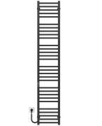Электрический полотенцесушитель Deffi Lima П30 300х1800 левое подключение JD04 черный A.LI.180.30.30.E.B.L.2
