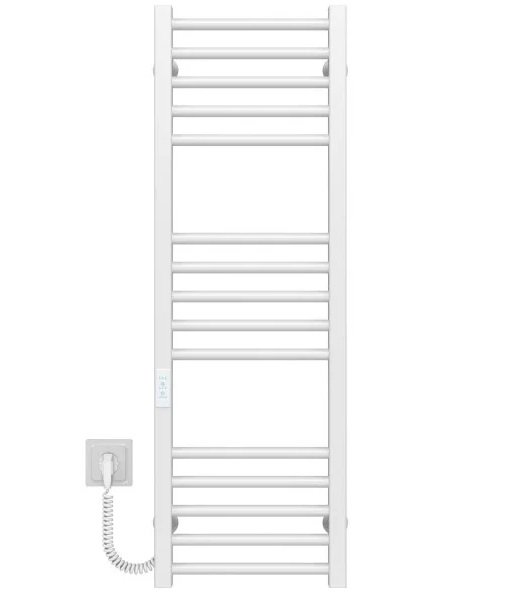 Електрична сушарка для рушників Deffi Lima П15 400х1000 ліве підключення WD04 білий A.LI.100.40.15.E.W.L.4