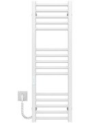Электрический полотенцесушитель Deffi Lima П15 400х1000 левое подключение WD04 белый A.LI.100.40.15.E.W.L.4