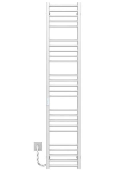 Электрический полотенцесушитель Deffi Lima П25 400х1600 левое подключение WD04 белый A.LI.160.40.25.E.W.L.4