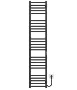 Электрический полотенцесушитель Deffi Lima П25 400х1600 правое подключение JD04 черный A.LI.160.40.25.E.B.R.2