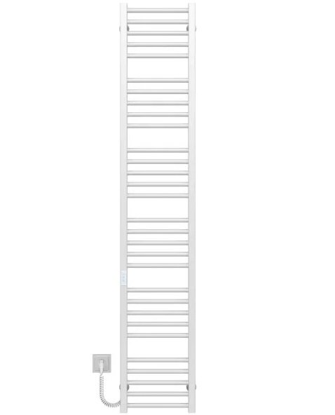 Електрична сушарка для рушників Deffi Lima П30 400х1800 ліве підключення WD04 білий A.LI.180.40.30.E.W.L.4