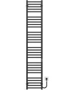Электрический полотенцесушитель Deffi Lima П30 400х1800 правое подключение JD04 черный A.LI.180.40.30.E.B.R.2