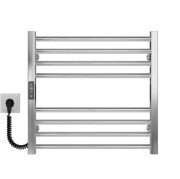 Электрический полотенцесушитель Deffi Lima П8 500х500 левое подключение JD04 хром A.LI.50.50.8.E.C.L.2