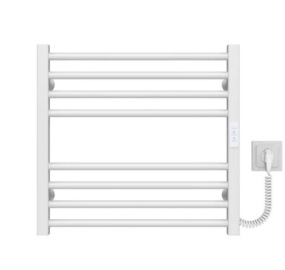 Електрична сушарка для рушників Deffi Lima П8 500х500 праве підключення WD04 білий A.LI.50.50.8.E.W.R.4