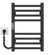 Электрический полотенцесушитель Deffi Lima П8 400х500 левое подключение JD04 черный A.LI.50.40.8.E.B.L.2