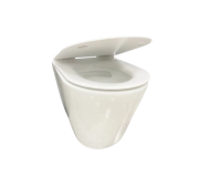 Унитаз подвесной VBI BURANO 53х37 см безободковый с крышкой soft-close керамика белый VBI-020700