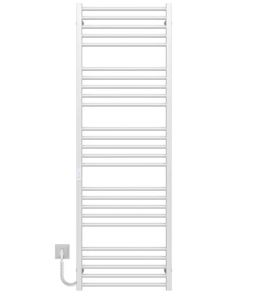Электрический полотенцесушитель Deffi Lima П25 500х1600 левое подключение WD04 белый A.LI.160.50.25.E.W.L.4