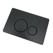 Кнопка смыва VBI ELBA Y двойной смыв сталь черный VBI-030101