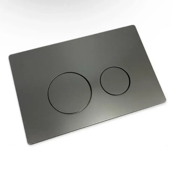 Кнопка змиву VBI ELBA Y подвійний змив полипропилен графіт VBI-030103