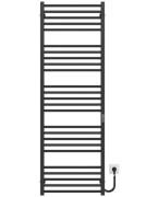 Электрический полотенцесушитель Deffi Lima П25 500х1600 правое подключение JD04 черный A.LI.160.50.25.E.B.R.2