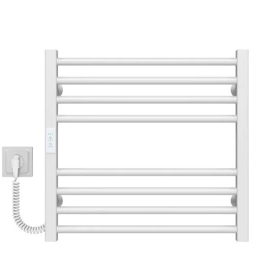 Електрична сушарка для рушників Deffi Lima П8 600х500 ліве підключення WD04 білий A.LI.50.60.8.E.W.L.4