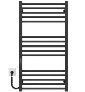 Электрический полотенцесушитель Deffi Lima П15 500х1000 левое подключение JD04 черный A.LI.100.50.15.E.B.L.2