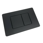 Кнопка змиву VBI ELBA X подвійний змив сталь чорний VBI-030105