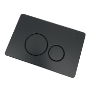 Кнопка смыва VBI ELBA Y двойной смыв сталь черный VBI-030101