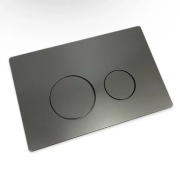 Кнопка змиву VBI ELBA Y подвійний змив полипропилен графіт VBI-030103