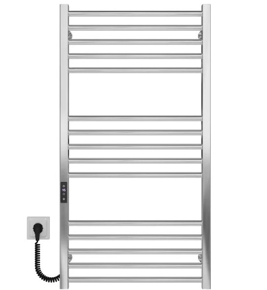 Электрический полотенцесушитель Deffi Lima П15 500х1000 левое подключение JD04 хром A.LI.100.50.15.E.C.L.2