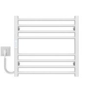 Электрический полотенцесушитель Deffi Lima П8 600х500 левое подключение WD04 белый A.LI.50.60.8.E.W.L.4