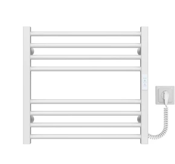 Электрический полотенцесушитель Deffi Lima П8 600х500 правое подключение WD04 белый A.LI.50.60.8.E.W.R.4
