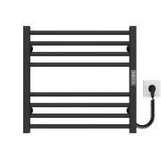 Електрична сушарка для рушників Deffi Lima П8 600х500 праве підключення JD04 чорний A.LI.50.60.8.E.B.R.2