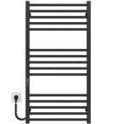 Электрический полотенцесушитель Deffi Lima П15 500х1000 левое подключение JD04 черный A.LI.100.50.15.E.B.L.2