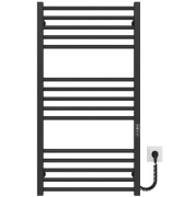 Электрический полотенцесушитель Deffi Lima П15 600х1000 правое подключение JD04 черный A.LI.100.60.15.E.B.R.2