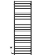 Электрический полотенцесушитель Deffi Lima П25 600х1600 левое подключение JD04 черный A.LI.160.60.25.E.B.L.2