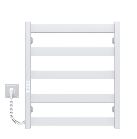 Електрична сушарка для рушників Deffi Silvia П5 500х600 E ліве підключення WD04 білий A.SV.60.50.5.E.W.L.4