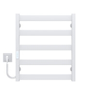 Электрический полотенцесушитель Deffi Silvia П5 500х600 E левое подключение WD04 белый A.SV.60.50.5.E.W.L.4
