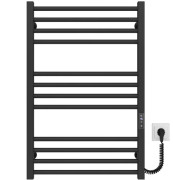 Электрический полотенцесушитель Deffi Lima П12 600х800 правое подключение JD04 черный A.LI.80.60.12.E.B.R.2