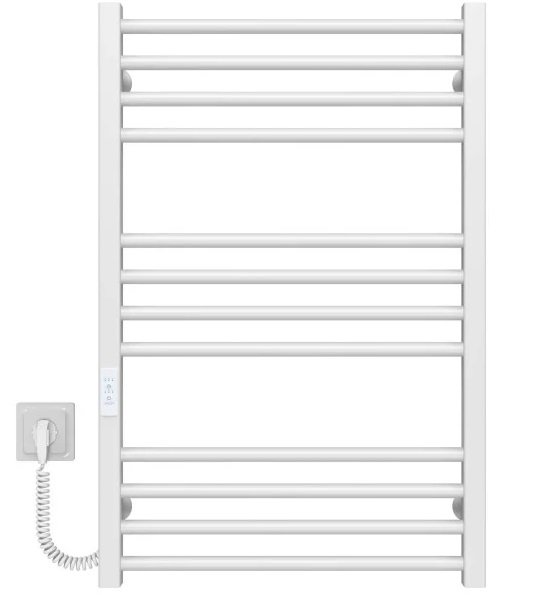 Электрический полотенцесушитель Deffi Lima П12 600х800 левое подключение WD04 белый A.LI.80.60.12.E.W.L.4