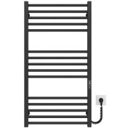 Электрический полотенцесушитель Deffi Lima П15 600х1000 правое подключение JD04 черный A.LI.100.60.15.E.B.R.2