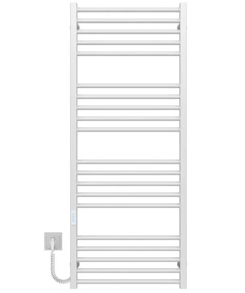 Электрический полотенцесушитель Deffi Lima П20 600х1300 левое подключение WD04 белый A.LI.130.60.20.E.W.L.4
