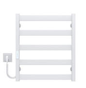 Електрична сушарка для рушників Deffi Silvia П5 500х600 E ліве підключення WD04 білий A.SV.60.50.5.E.W.L.4