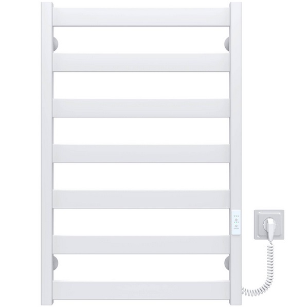 Электрический полотенцесушитель Deffi Silvia П7 500х800 E правое подключение WD04 белый A.SV.80.50.7.E.W.R.4
