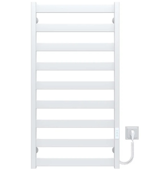 Электрический полотенцесушитель Deffi Silvia П9 500х1000 E правое подключение WD04 белый A.SV.100.50.9.E.W.R.4