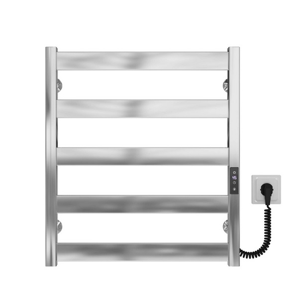 Електрична сушарка для рушників Deffi Silvia П5 500х600 E праве підключення JD04 хром A.SV.60.50.5.E.C.R.2