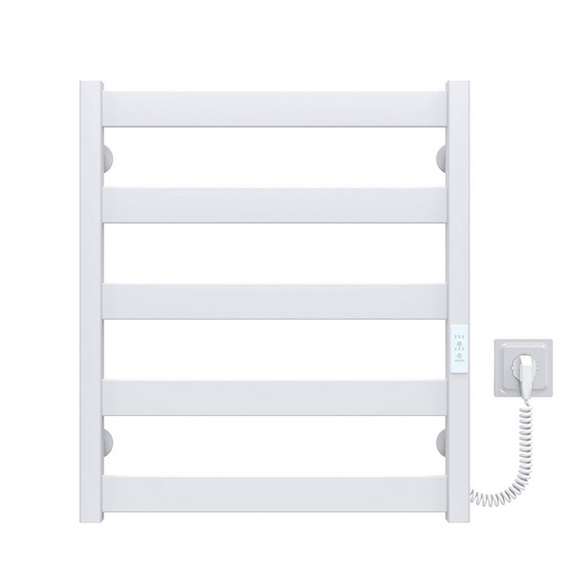 Електрична сушарка для рушників Deffi Silvia П5 500х600 E праве підключення WD04 білий A.SV.60.50.5.E.W.R.4