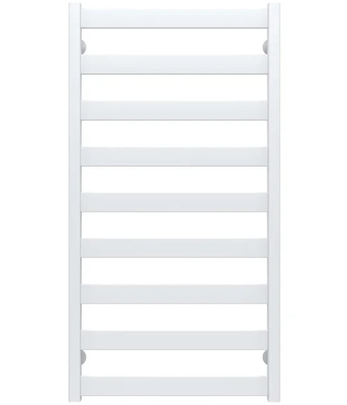 Сушка для рушників водяна Deffi Silvia П9 500х1000 нижнє підключення білий A.SV.100.50.9.W.A