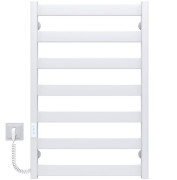 Электрический полотенцесушитель Deffi Silvia П7 500х800 E левое подключение WD04 белый A.SV.80.50.7.E.W.L.4