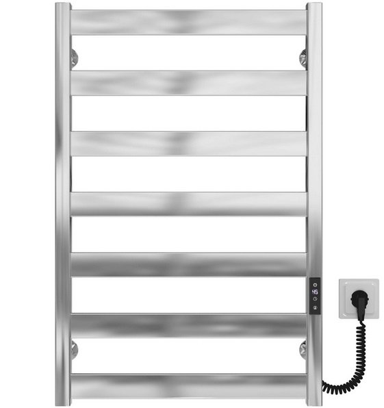 Электрический полотенцесушитель Deffi Silvia П7 500х800 E правое подключение JD04 хром A.SV.80.50.7.E.C.R.2
